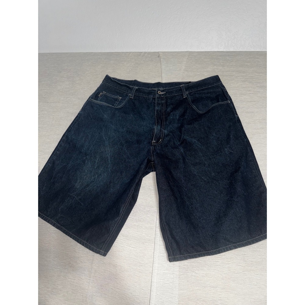 Vintage PellePelle Baggy Denim Shorts Mens 42 DarkWash HipHop Y2KJeanShortsJorts
